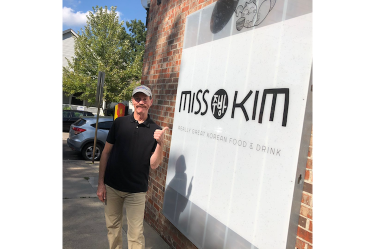 Under the Radar Michigan host Tom Daldin outside the Ann Arbor restaurant Miss Kim