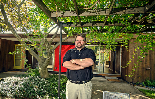 Craig Borum at Robert Metcalf's Richard Crane House