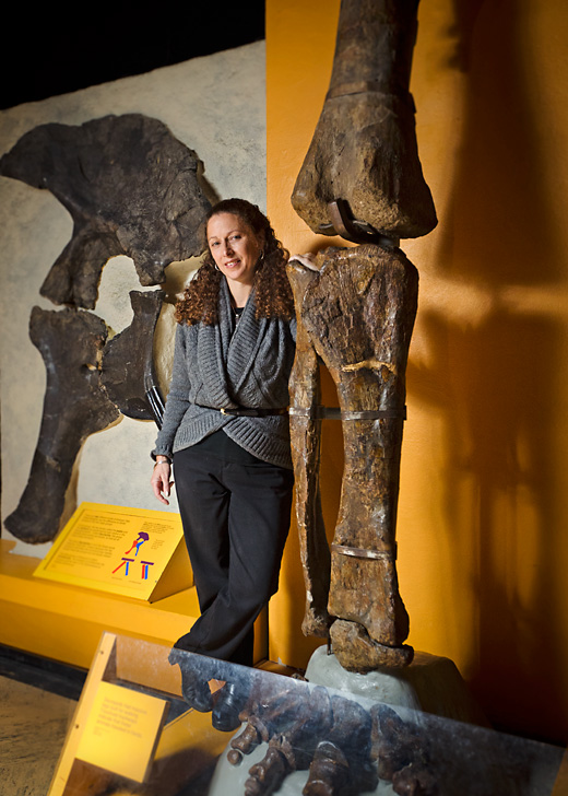 Kira Berman at the U of M Exhibit Museum of Natural History