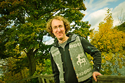 Jason Frenzel at an Adopt-A-Stream meeting for the Huron River Watershed Counci