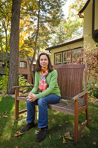 Karen Willatt at her Ann Arbor home