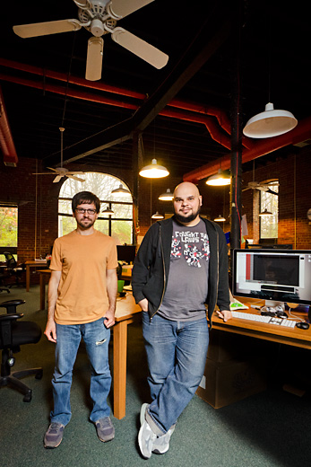Paul Parkanzky and Naim Falandino of DeepField at The Tech Brewery