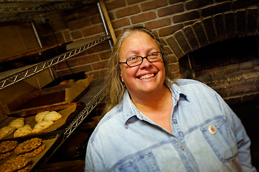 Lisa Bashert at the Ypsilanti Food Co-op