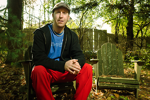 Davy Rothbart at his parents home in Ann Arbor