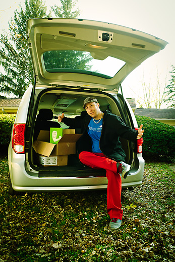 Davy Rothbart at his parents home in Ann Arbor