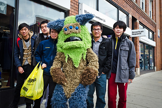 Spontaneous Art visits downtown Ann Arbor