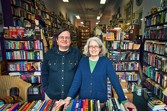 L to R Jamie and Robin Agnew at Aunt Agatha's