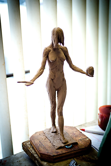 Sculptor Tad McKillop's Ann Arbor studio