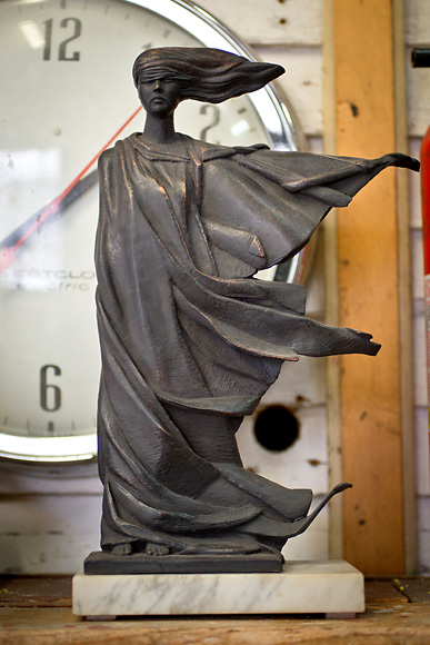 Sculptor Tad McKillop's Ann Arbor studio