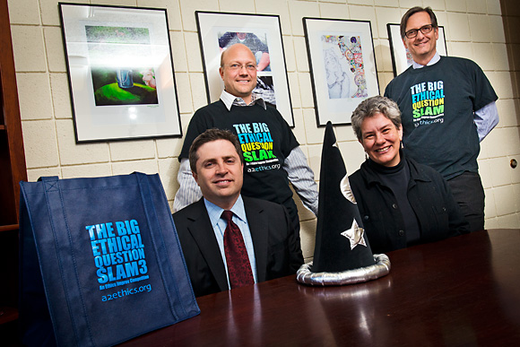 L to R Carl Pelofsky, Bob Ause, Lisa Ortiz and Mark Randolph