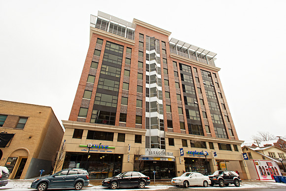 Zaragon East is one of the many recent higher end downtown developments