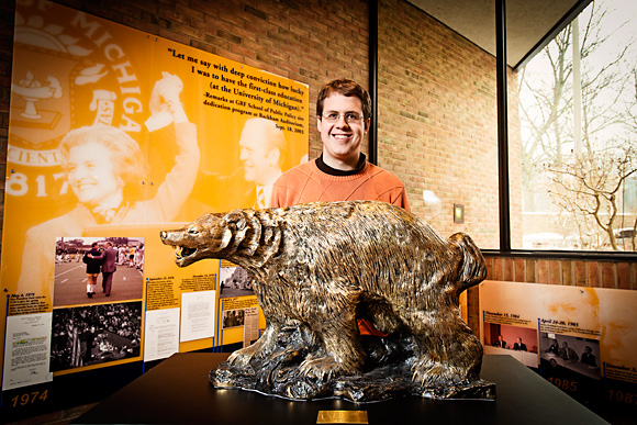 Michael Barera at the Gerald R. Ford Library