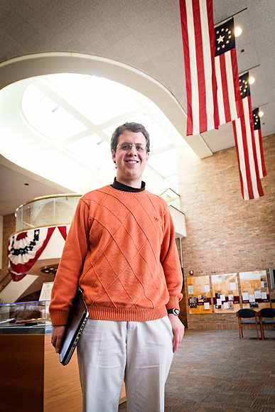 Michael Barera at the Gerald R. Ford Library