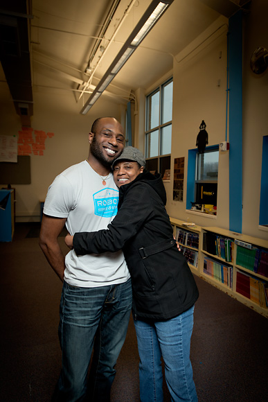 D'Real Graham with his mother Tanya