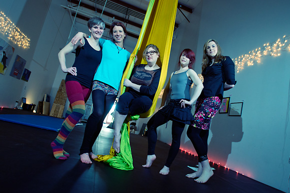 L ro R Katie Livingston, Veronica Callan, Anne Ryan, Lia Lilley and Zoe Lindsey