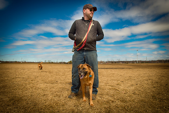 Scott MacInnis at Swift Run Dog Park