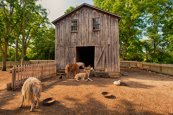 The barn at Cobblestone Farm Market