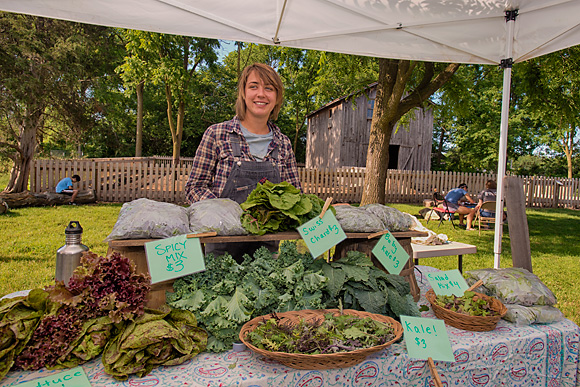 Sarah Alexander of Green Things Grow at Cobblestone Farm Market