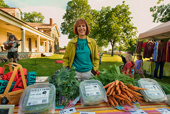 Carol Nowad of Seeley Farm at Cobblestone Farm Market