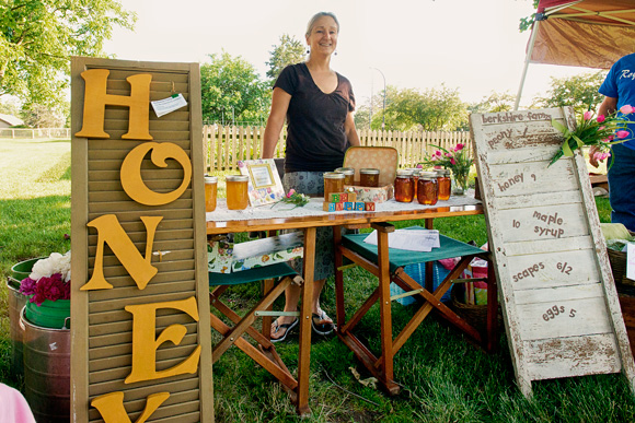 Colette Szabo of Berkshire Farms at Cobblestone Farm Market