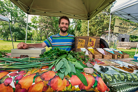 Evan Dayringer at Cobblestone Farm Market