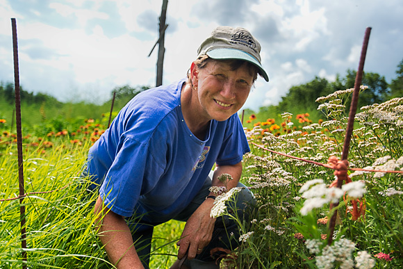 Deb Lentz at Tantre Farm