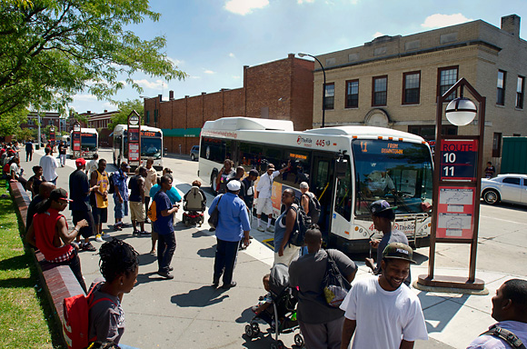 The AATA Ypsilanti Transit Center