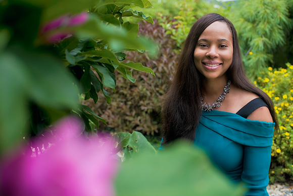 Anistia Thomas at her office in Ann Arbor