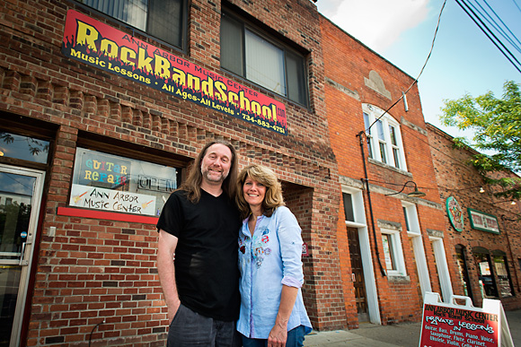 Ann Arbor Music Center Co-Owners Alex Johnson and Karen King