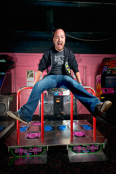 Jim Stanhope at Pinball Pete's