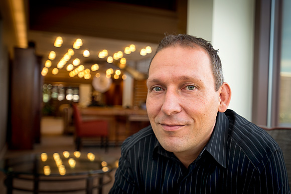 Thomas Zurbuchen at the Lurie Engineering Center at U of M's North Campus
