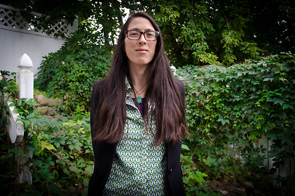 Leslie Raymond at the Ann Arbor Film Festival Office