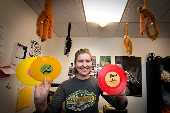 Program Director Kristin Sumrall at WCBN