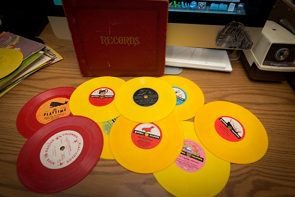 Old childrens records at WCBN