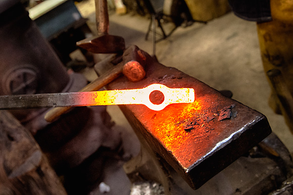 Scott Lankton's blacksmith studio