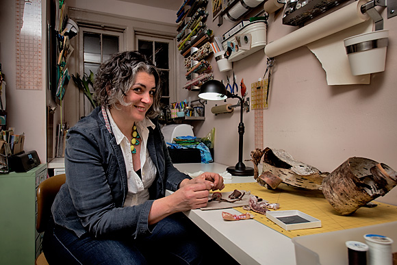 Missy Orge in the Bird Pants Workshop