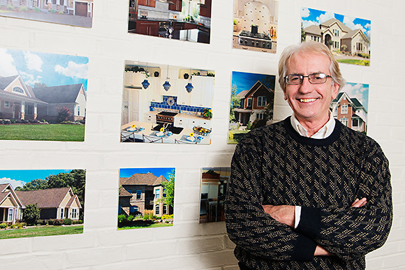 Alex de Perry at the Ann Arbor Builders office