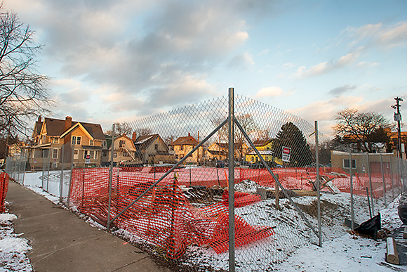 Site of the Kerrytown Place development on N Main Street