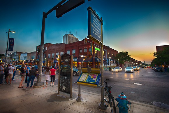 Ann Arbor's walkable downtown - if you can walk there from your home