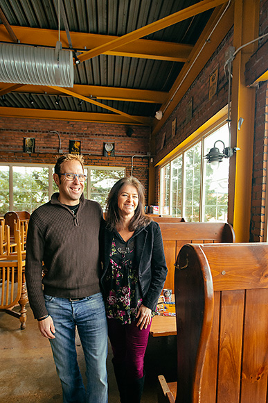 Matt and Rene Greff at Corner Brewery, Ypsilanti