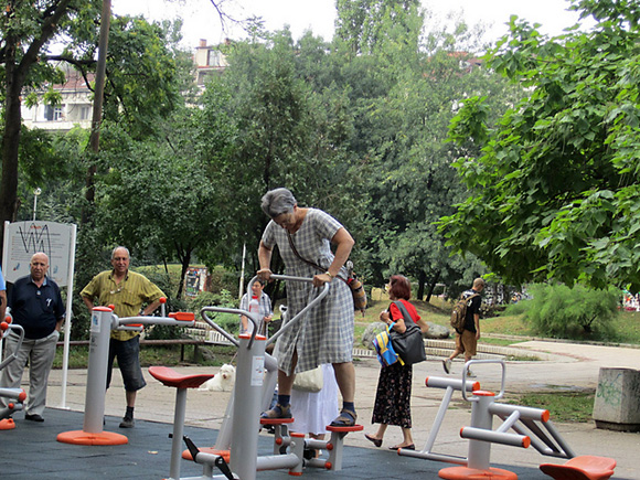 Adult Playground in Sofia via flickr user Ali Eminov