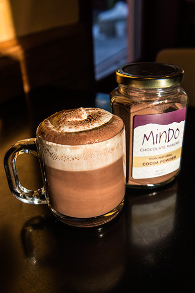 A delicious Mindo hot chocolate