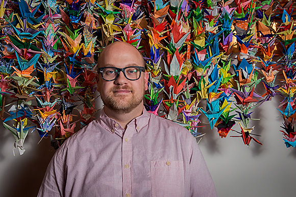 Jeremy Peters at the Tech Brewery