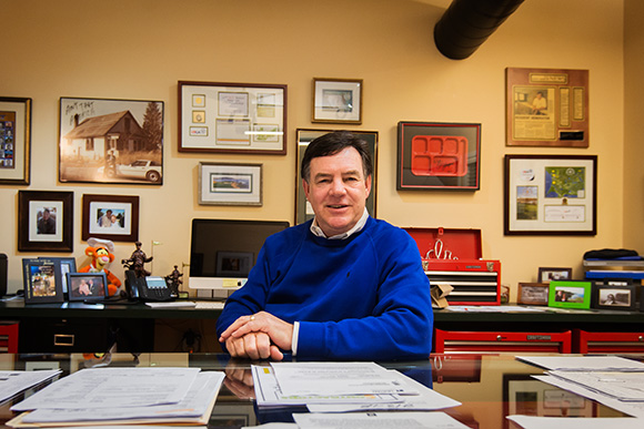 Ed Shaffran at his Fourth Avenue office