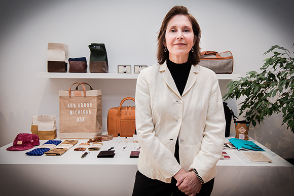 Ann Arbor DDA executive director Susan Pollay at Today Clothing