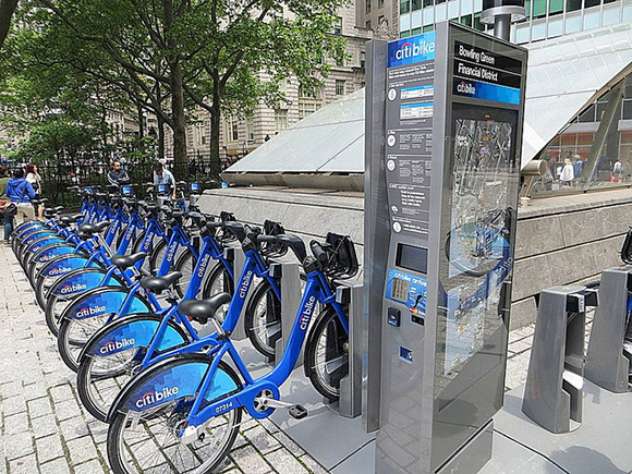 Citi Bike in New York City - photo by flickr user John Wisniewski