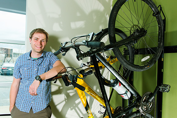 Nick Helmholdt at the Clean Energy Coalition in Ann Arbor