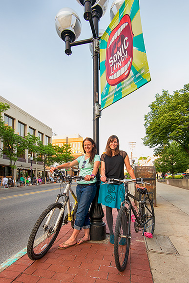 Catherine Boyle and Krysia Hepatica at Liberty Plaza