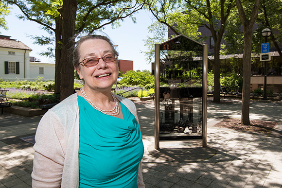 Sabra Briere at Liberty Plaza