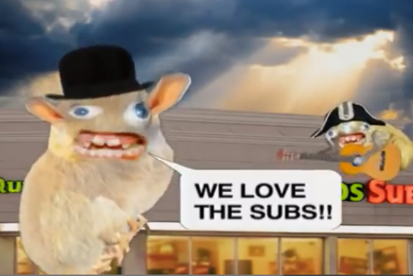 The infamous Quiznos Spongmonkeys